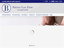Tablet Screenshot of batricelawfirm.com